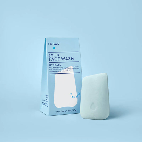 HiBar Solid Face Wash- Cleanse, Hydrate, and Renew